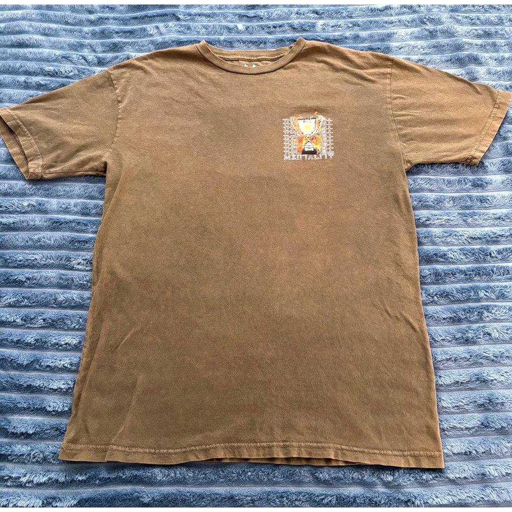 Mentality Men's L Graphic Trophy Fire "Path to Paradise" Through Hell